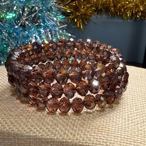 Brown Beaded Bracelet